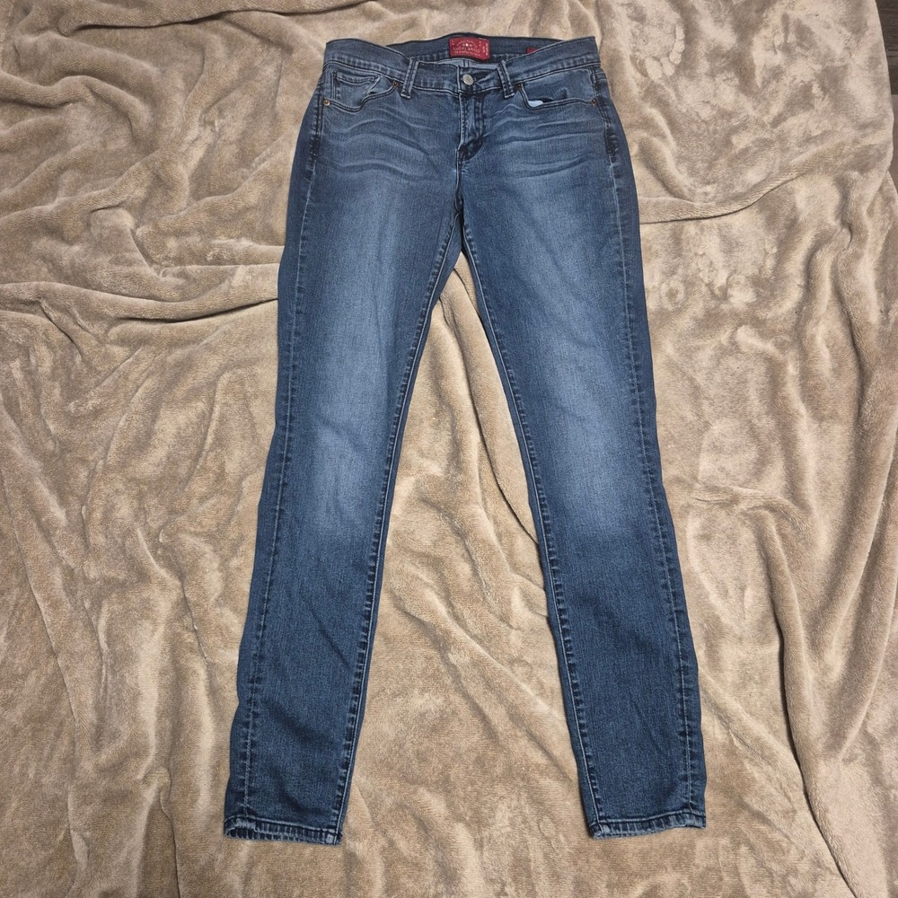 Lucky Brand Brooklyn Skinny Jeans Womens 6/28 Regular Medium Wash Denim